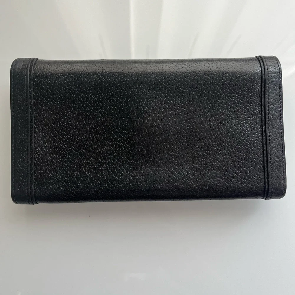 MCM BLACK LEATHER WALLET - Picture 2 of 11